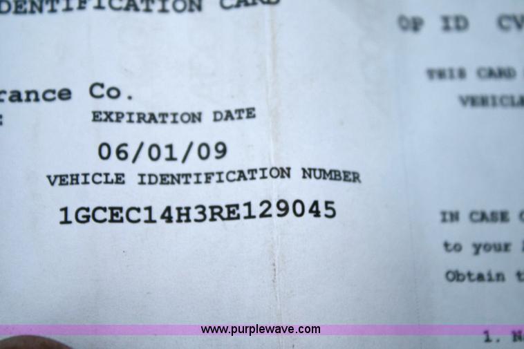 image for item 6420 1994 Chevrolet C1500 Cheyenne