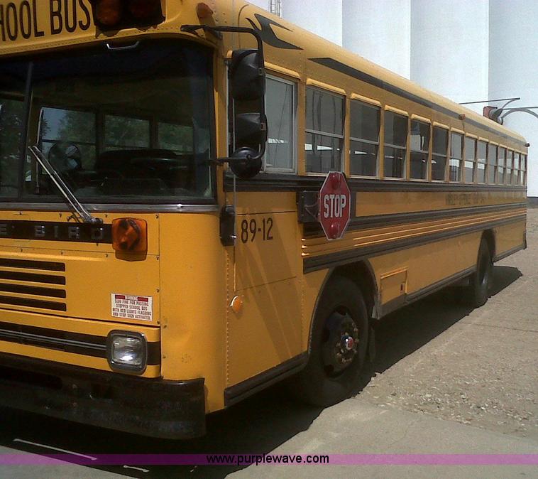 image for item 9310 1990 Blue Bird school bus
