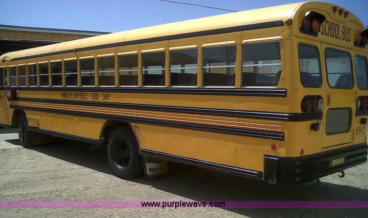 image for item 9311 1990 Blue Bird school bus