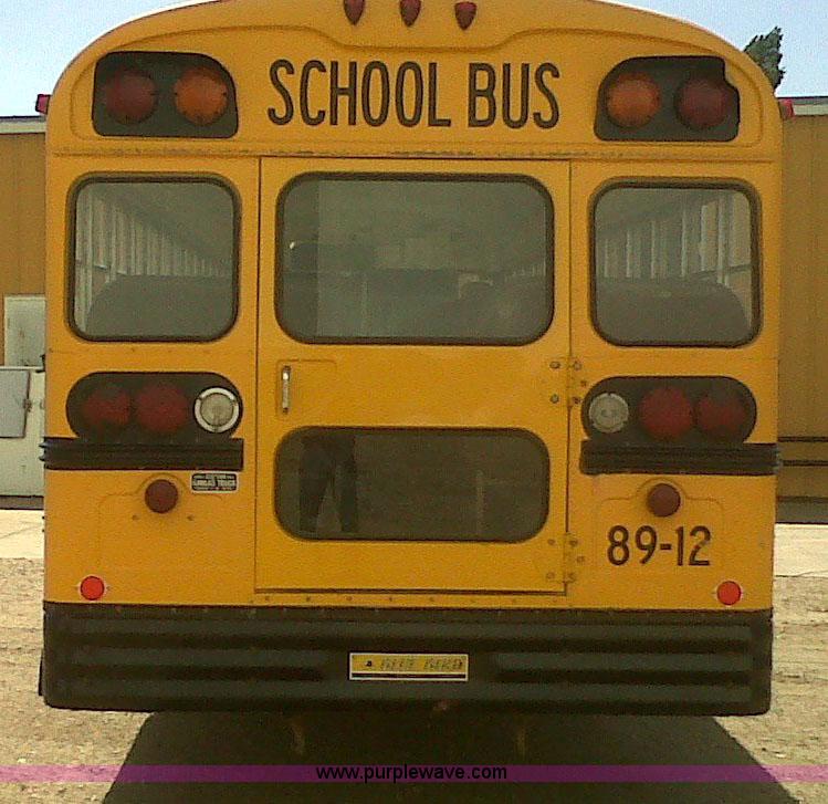 image for item 9311 1990 Blue Bird school bus