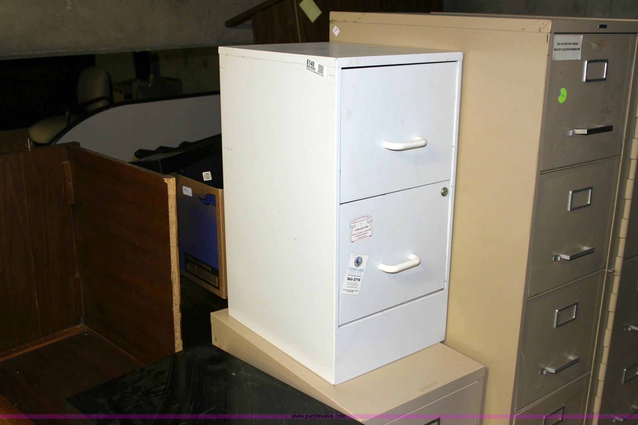 Assorted office supplies in Wichita, KS Item 6140 sold Purple Wave