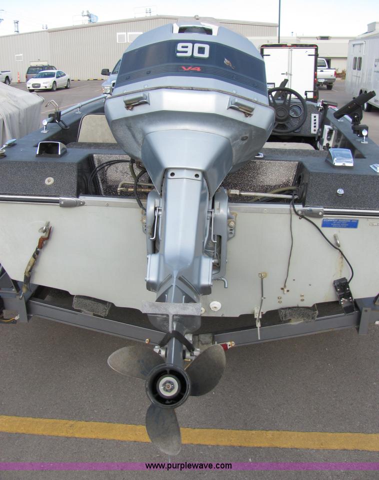 image for item 2233 1986 Speedliner 16' boat with trailer