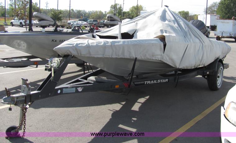 image for item 2236 1990 Tracker Pro Series Nitro 170 16' boat with trailer and cover