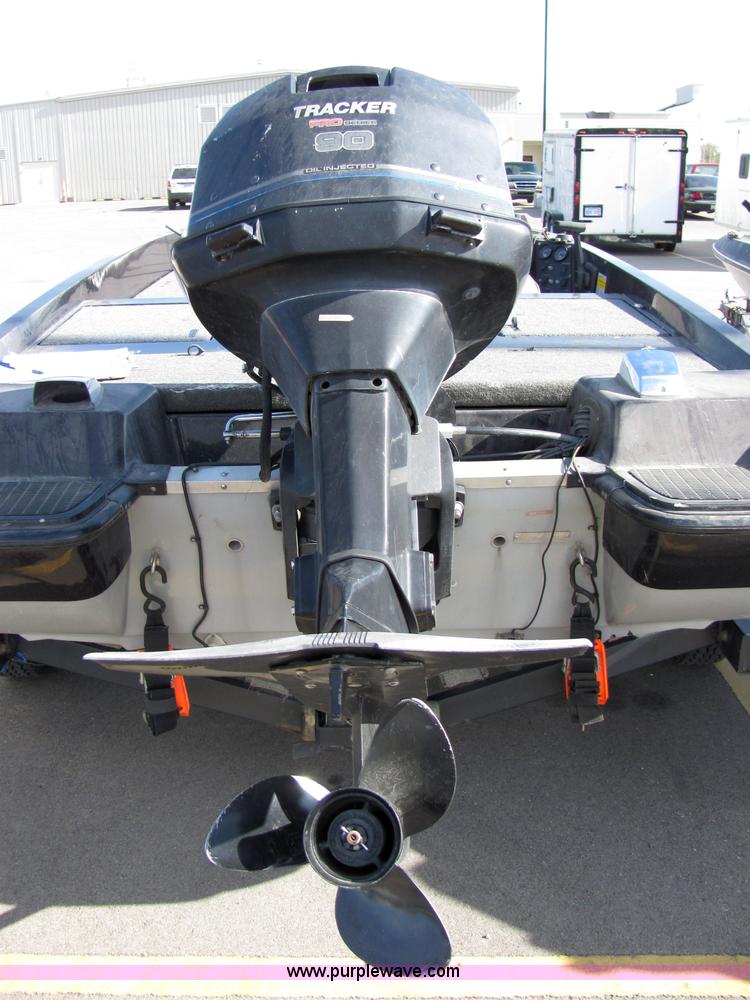 image for item 2236 1990 Tracker Pro Series Nitro 170 16' boat with trailer and cover