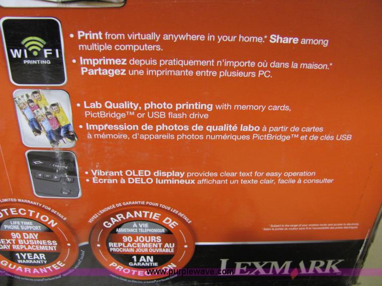 image for item 2250 Lexmark X4650 wireless 3-n-1 print,scan and copy