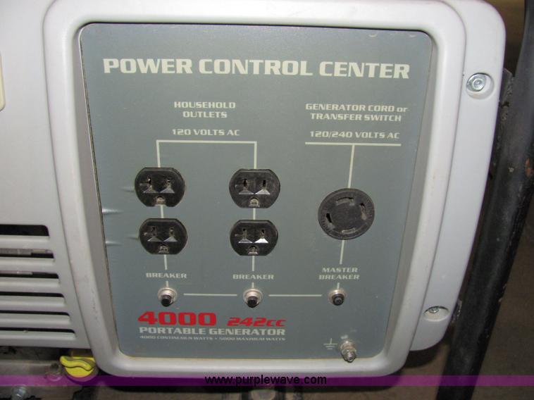 image for item 2267 Honeywell 4000 portable generator