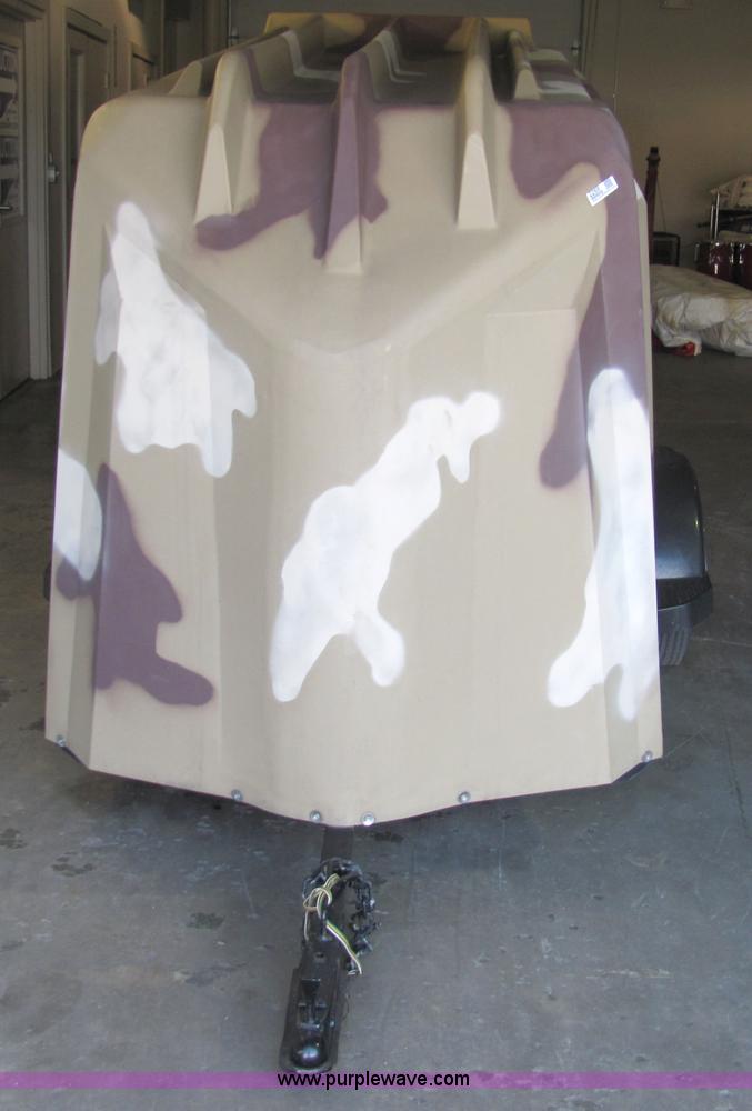 image for item 2269 Camouflaged 7' Yuppie Wagon trailer