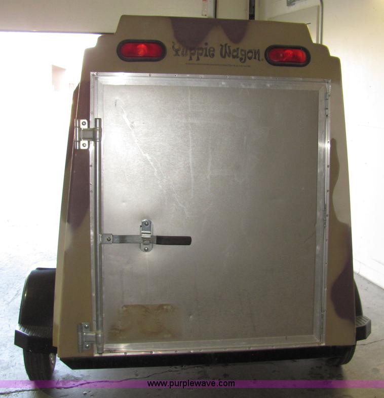 image for item 2269 Camouflaged 7' Yuppie Wagon trailer