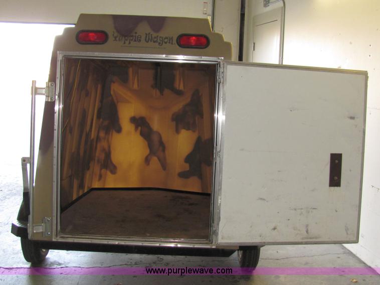 image for item 2269 Camouflaged 7' Yuppie Wagon trailer