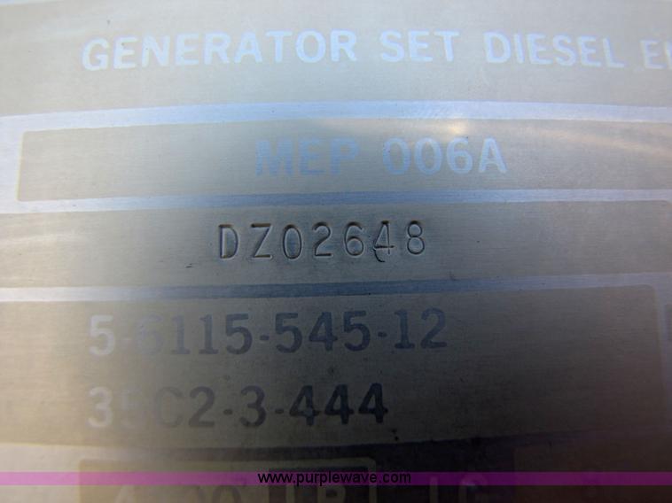 image for item 2708 1981 Allis-Chalmers 3500 60kw generator