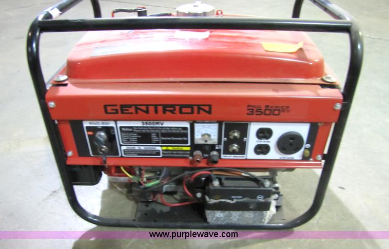 image for item 5193 Gentron Pro series 3500RV generator