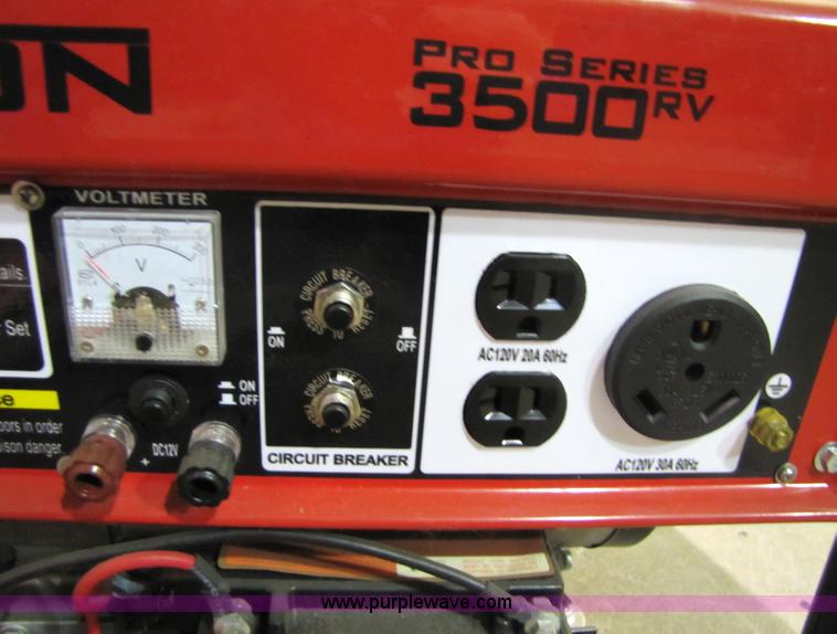 image for item 5193 Gentron Pro series 3500RV generator