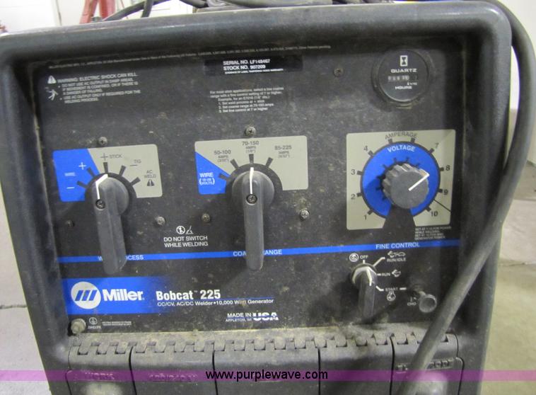 image for item 5195 Miller Bobcat 225 welder/generator