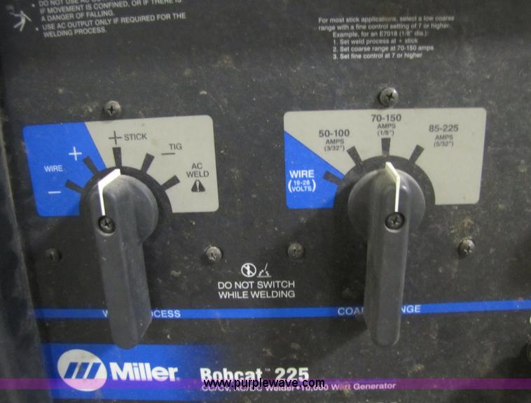 image for item 5195 Miller Bobcat 225 welder/generator