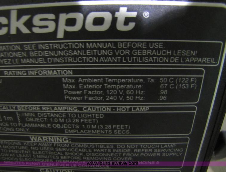 image for item 5209 Stage lighting