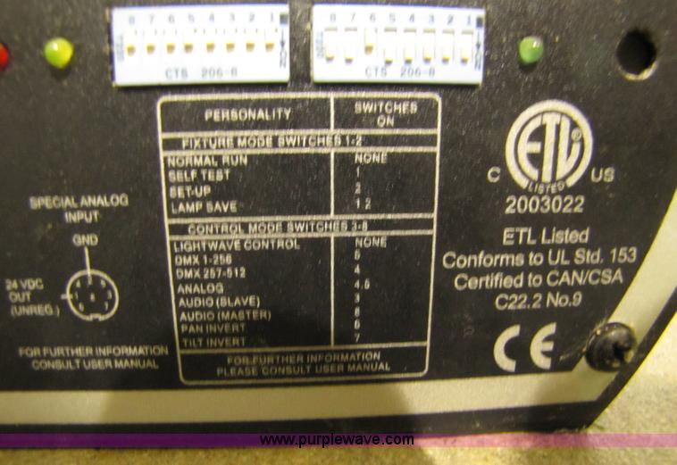 image for item 5209 Stage lighting