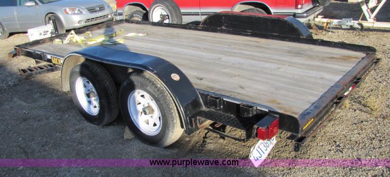 image for item 5267 2008 Big Tex 14' flatbed trailer