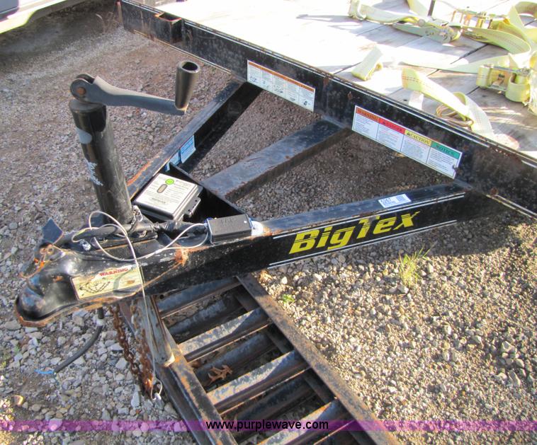 image for item 5267 2008 Big Tex 14' flatbed trailer