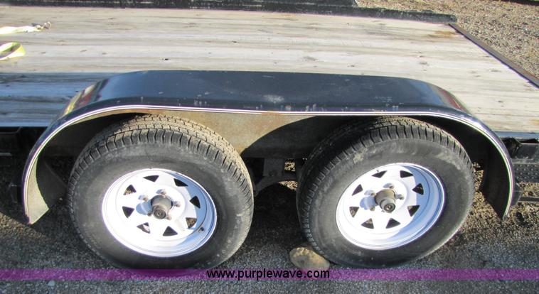 image for item 5267 2008 Big Tex 14' flatbed trailer