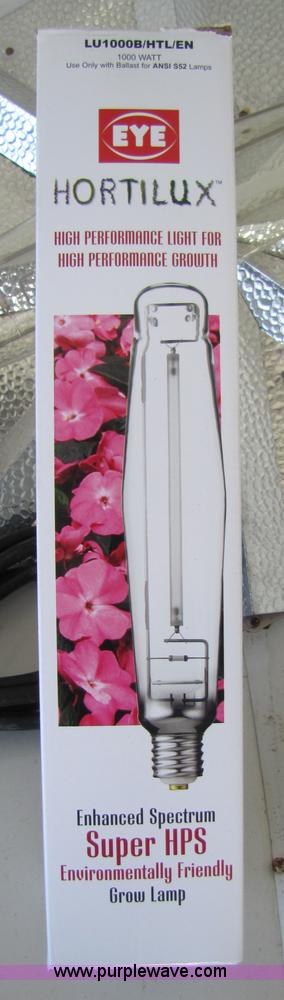 image for item 5281 Large assortment of grow lights and ballast