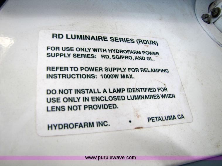 image for item 5281 Large assortment of grow lights and ballast