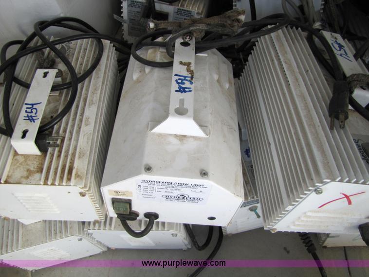 image for item 5281 Large assortment of grow lights and ballast