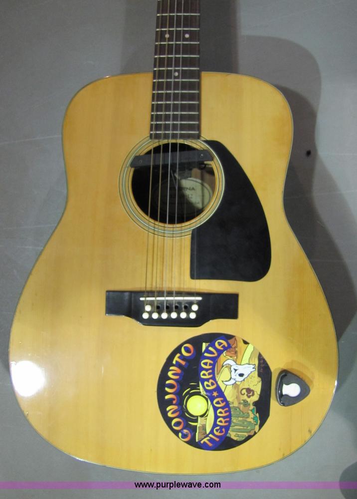 image for item 5332 Eterna acoustic guitar with case and leather sling