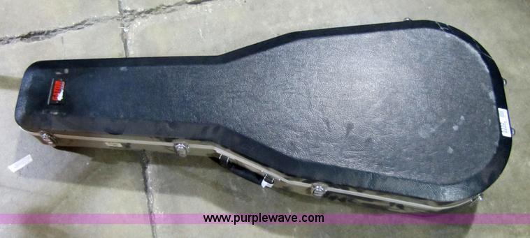 image for item 5332 Eterna acoustic guitar with case and leather sling