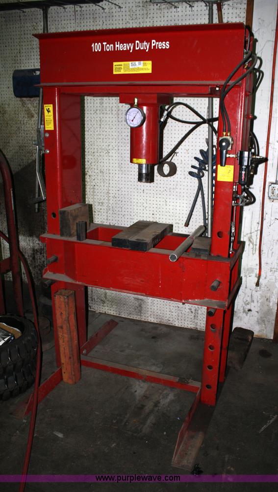 image for item 4834 100 ton heavy duty press