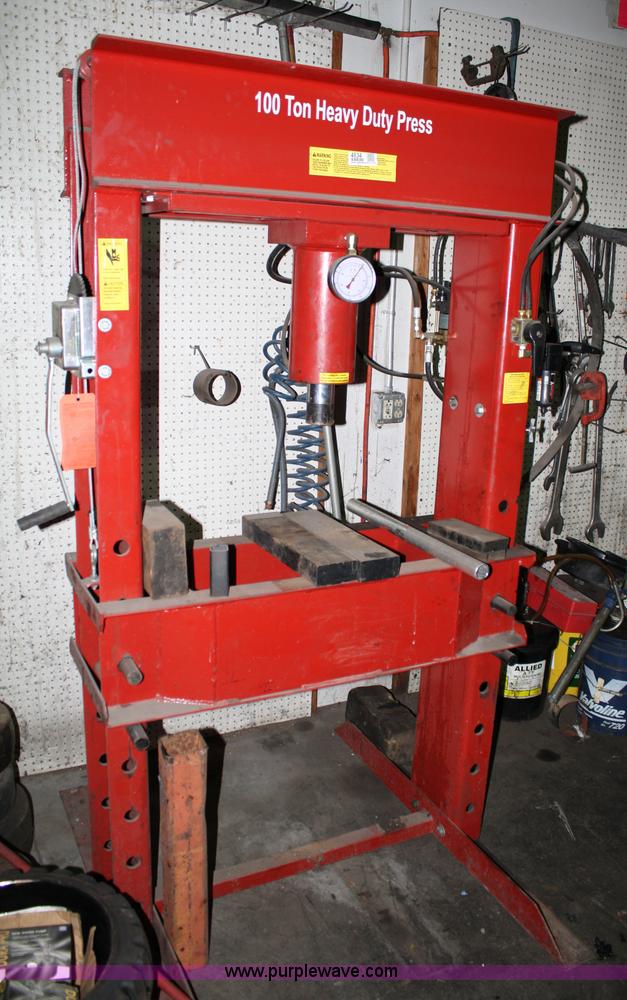 image for item 4834 100 ton heavy duty press