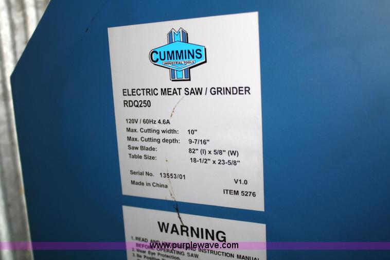 image for item 4991 Cummins electric meat saw/grinder