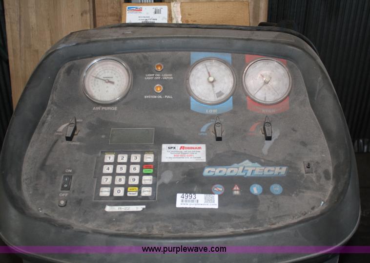 image for item 4993 Cool Tech SPX Robinair coolant recovery and charge system