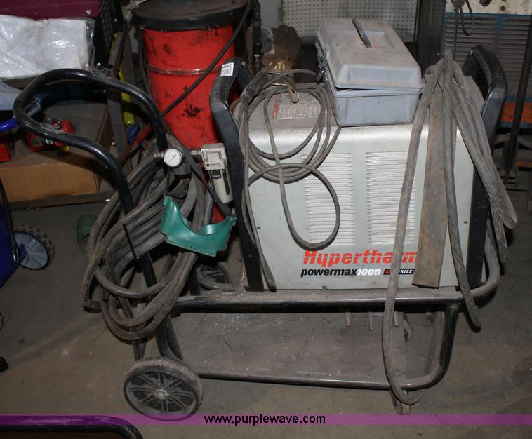 image for item 5019 Hypertherm Power Max 1000 G3 series plasma cutter with cart