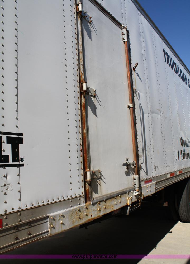 image for item 5021 1994 Wabash SA102-3CW 48' van trailer with interior shelving and lighting