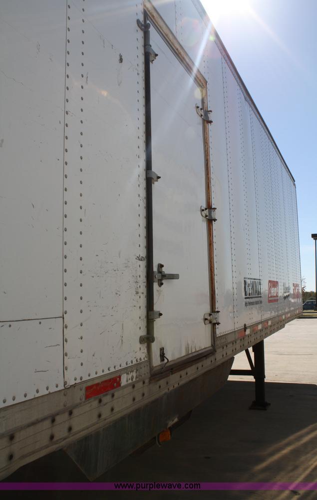 image for item 5021 1994 Wabash SA102-3CW 48' van trailer with interior shelving and lighting