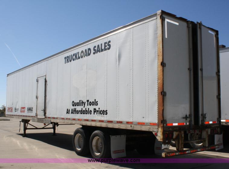 image for item 5022 1995 Trailmobile G1JA-1UAL 48' van trailer with internal shelving and lighting