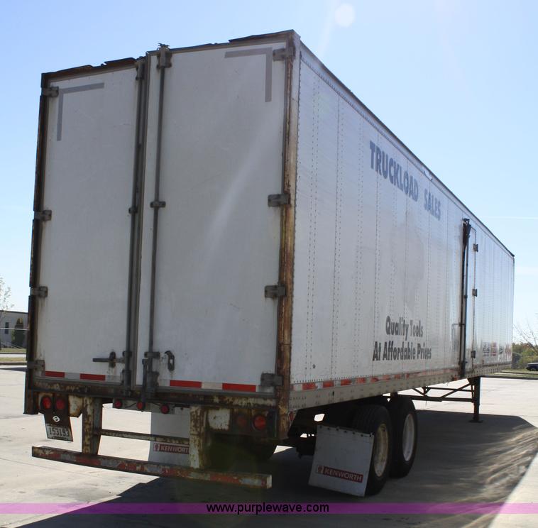 image for item 5022 1995 Trailmobile G1JA-1UAL 48' van trailer with internal shelving and lighting