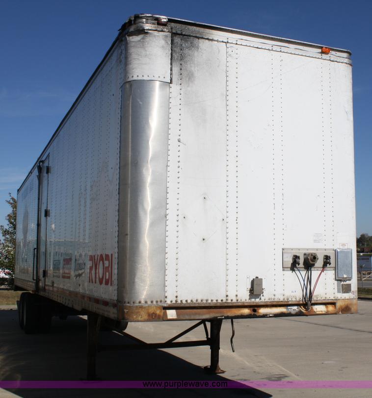 image for item 5022 1995 Trailmobile G1JA-1UAL 48' van trailer with internal shelving and lighting