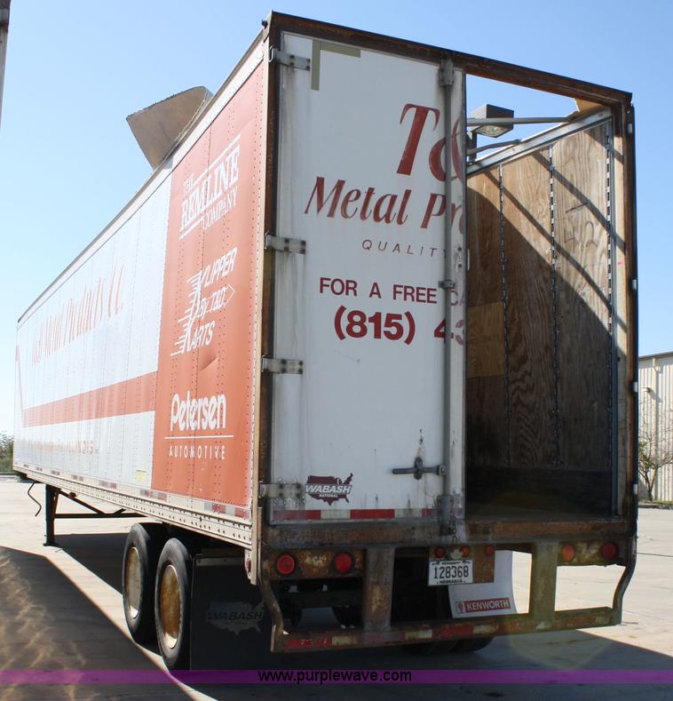 image for item 7160 1998 Wabash SA-102-CW 48' van trailer