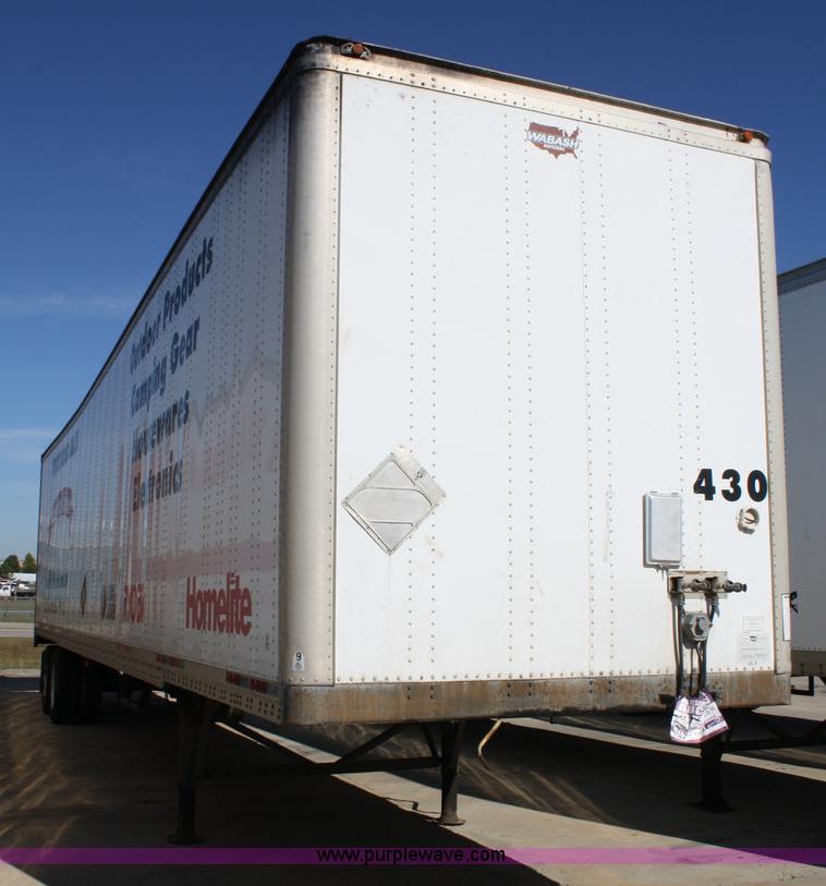 image for item 9056 1995 Wabash 48' van trailer