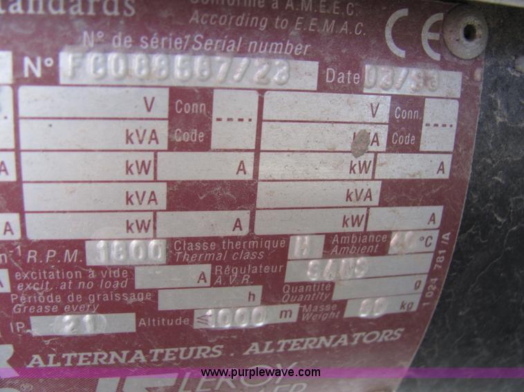 image for item 2292 1998 Ingersoll Rand L6-4MH portable 6kw light tower