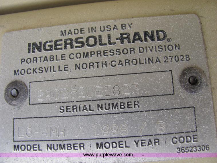 image for item 2292 1998 Ingersoll Rand L6-4MH portable 6kw light tower