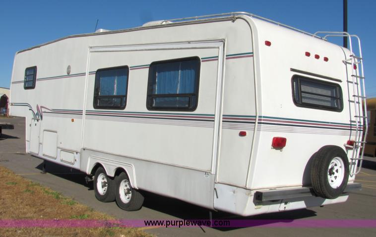image for item 2329 1996 Newman American Star 28' fifth wheel camper