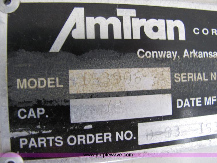 image for item 2330 1993 Amtran Genesis transit bus