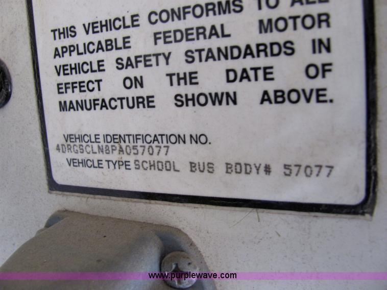 image for item 2330 1993 Amtran Genesis transit bus