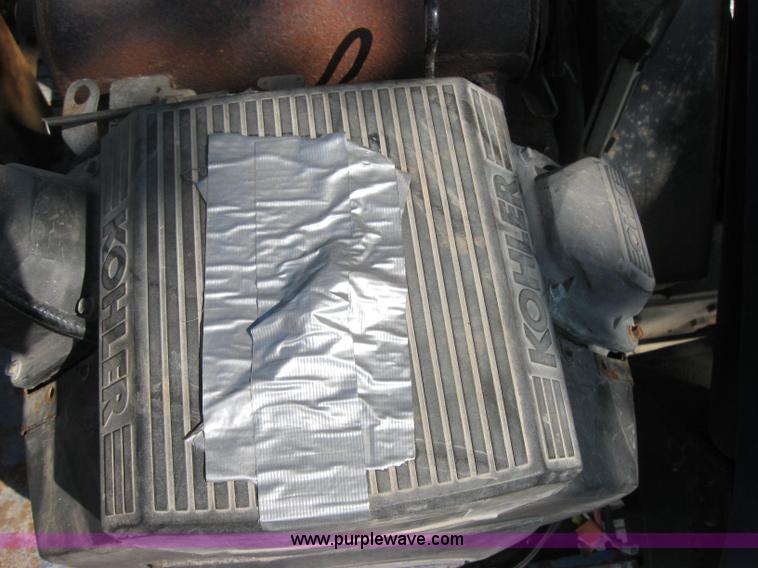 image for item 2735 1996 Transcraft Eagle W2 45x96 45' flatbed trailer with Palringer loader crane