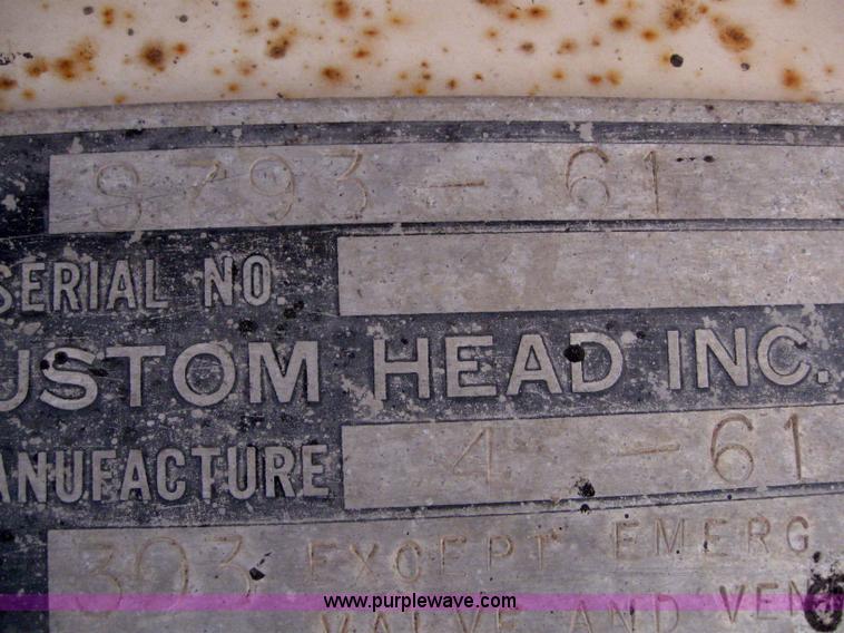 image for item 3080 1961 Custom 5000 gallon tanker trailer