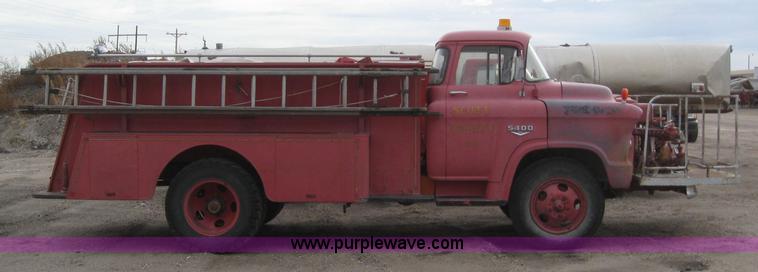 image for item 3082 1955 Chevrolet 5400 fire truck