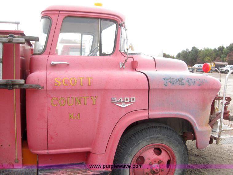 image for item 3082 1955 Chevrolet 5400 fire truck
