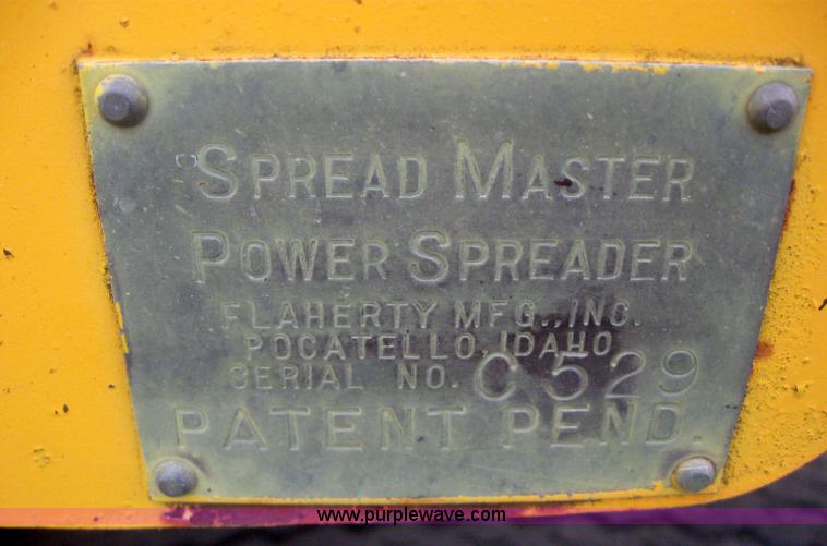 image for item 3088 Flaherty Spread Master power spreader